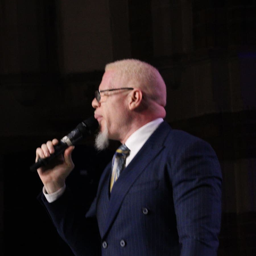 Pastor Keenann speaking